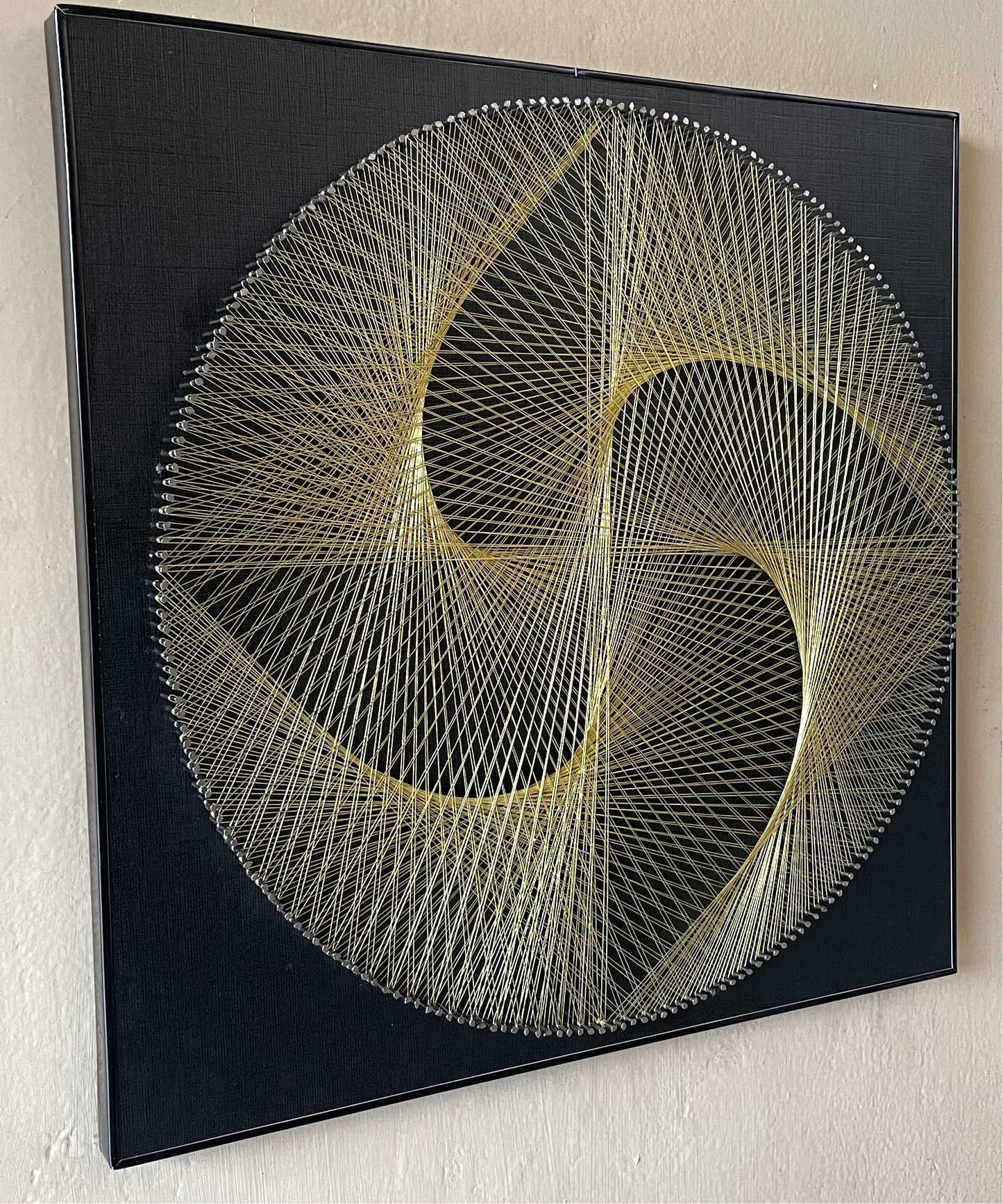 4-Petal Flower Design String Art