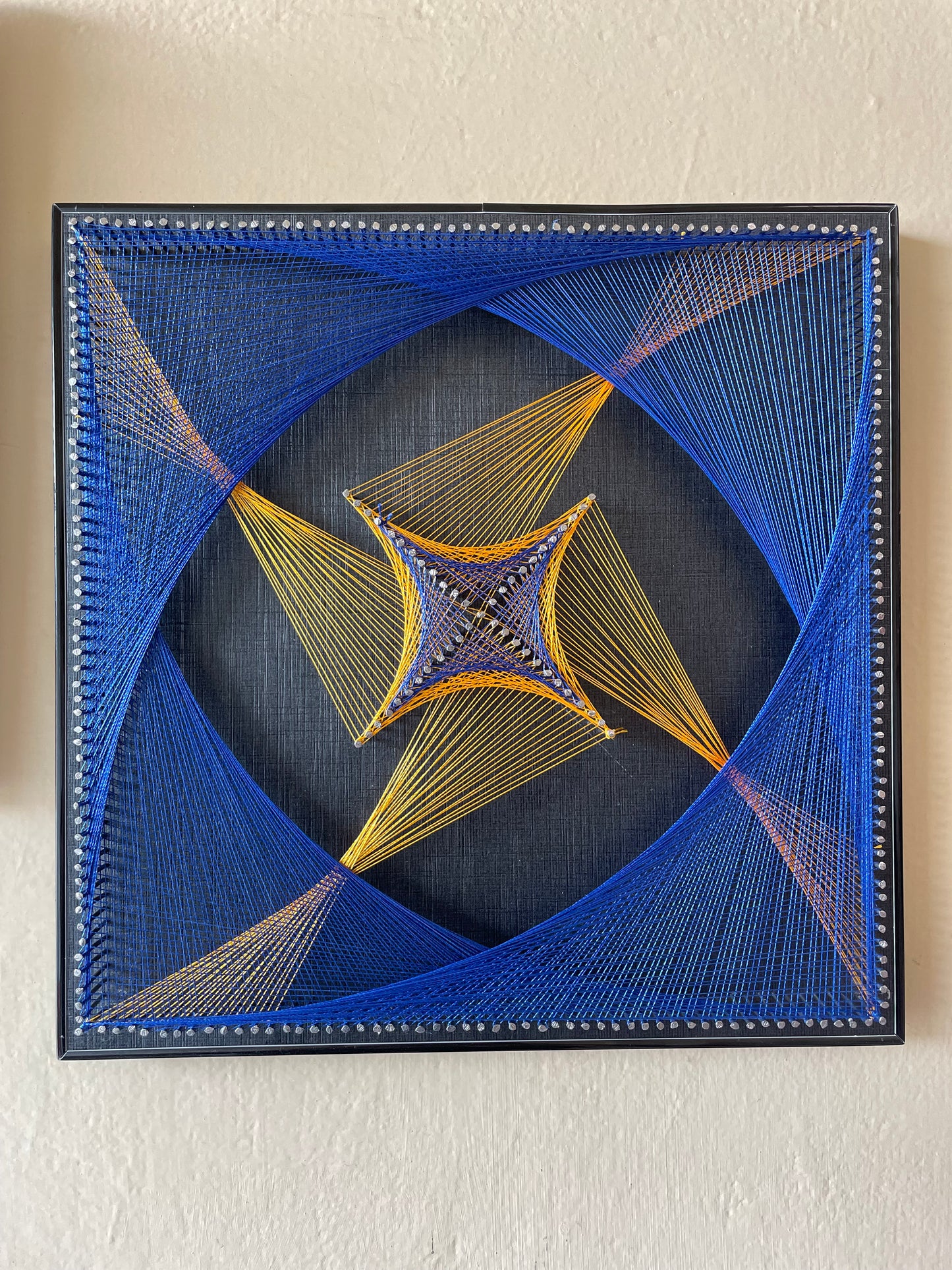 Square String Art Pair