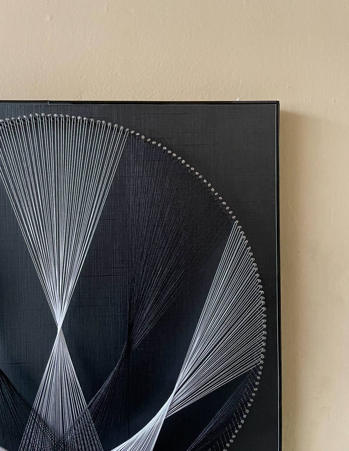 Black N White String Art
