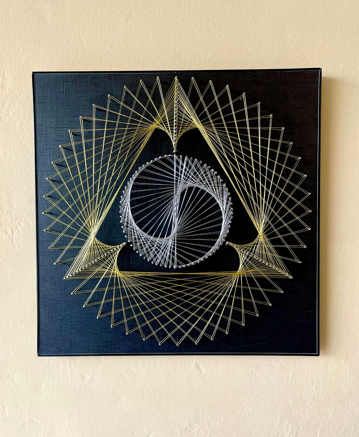 Tri-Spider String Art pair