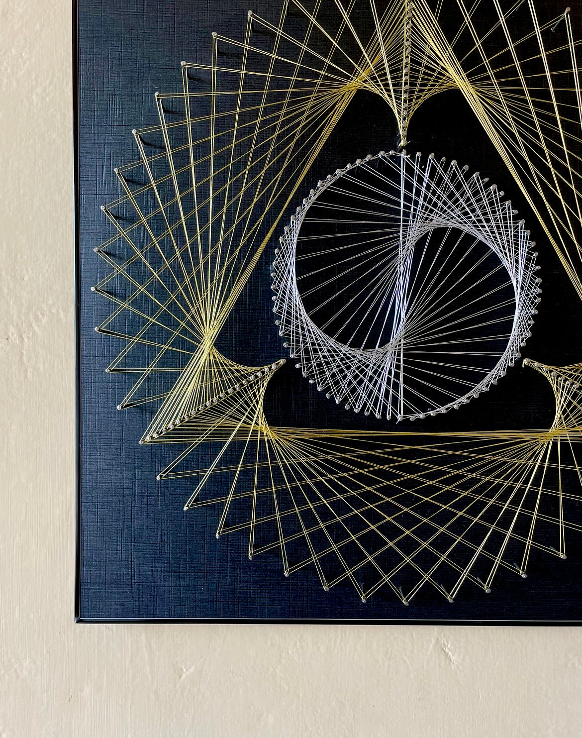Tri-Spider String Art pair