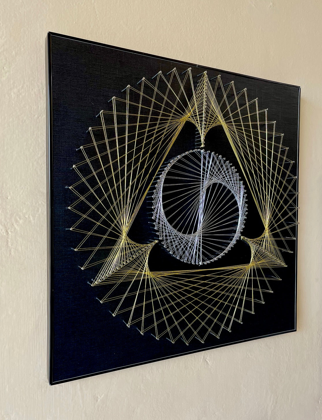 Tri-Spider String Art pair