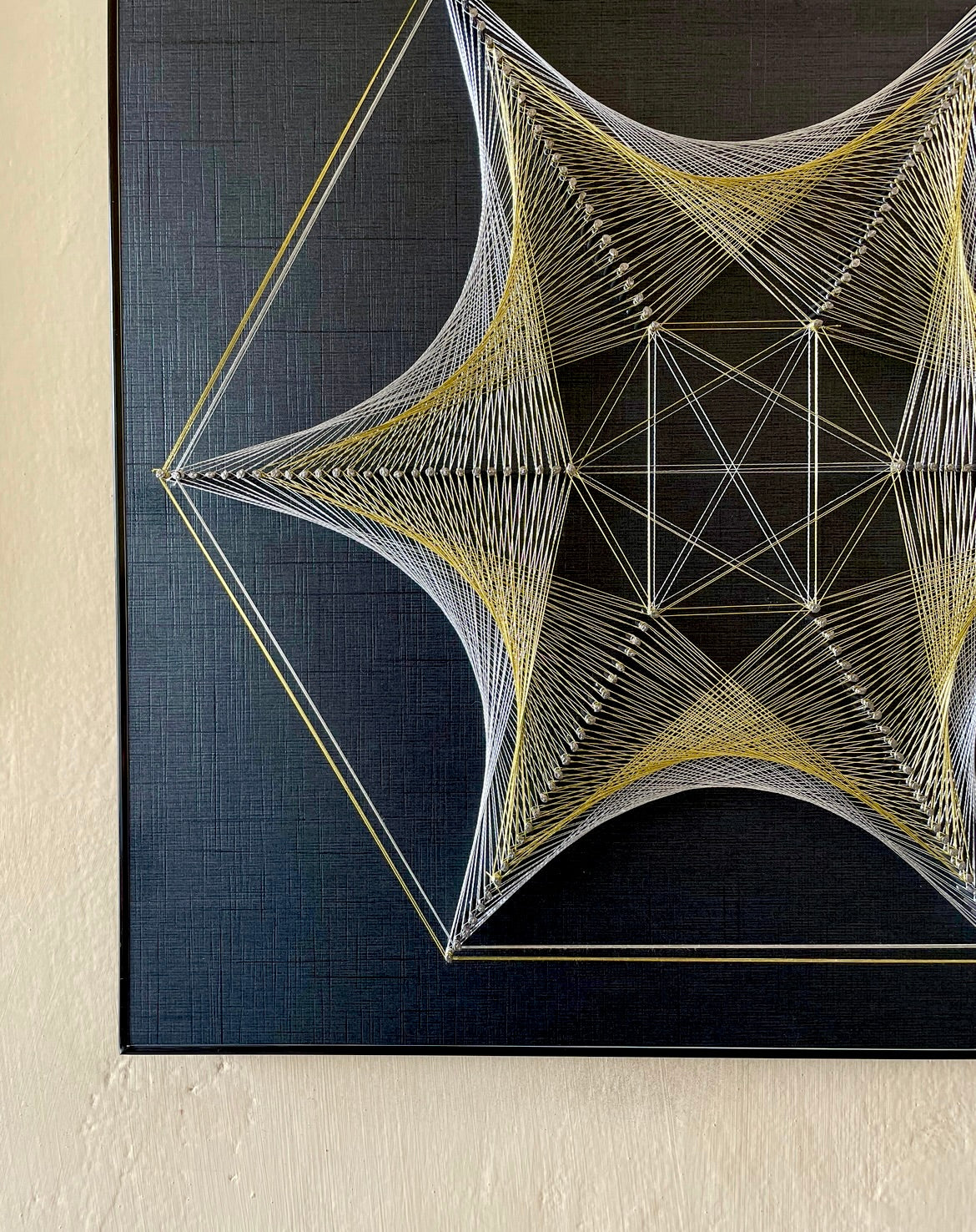 Tri-Spider String Art pair