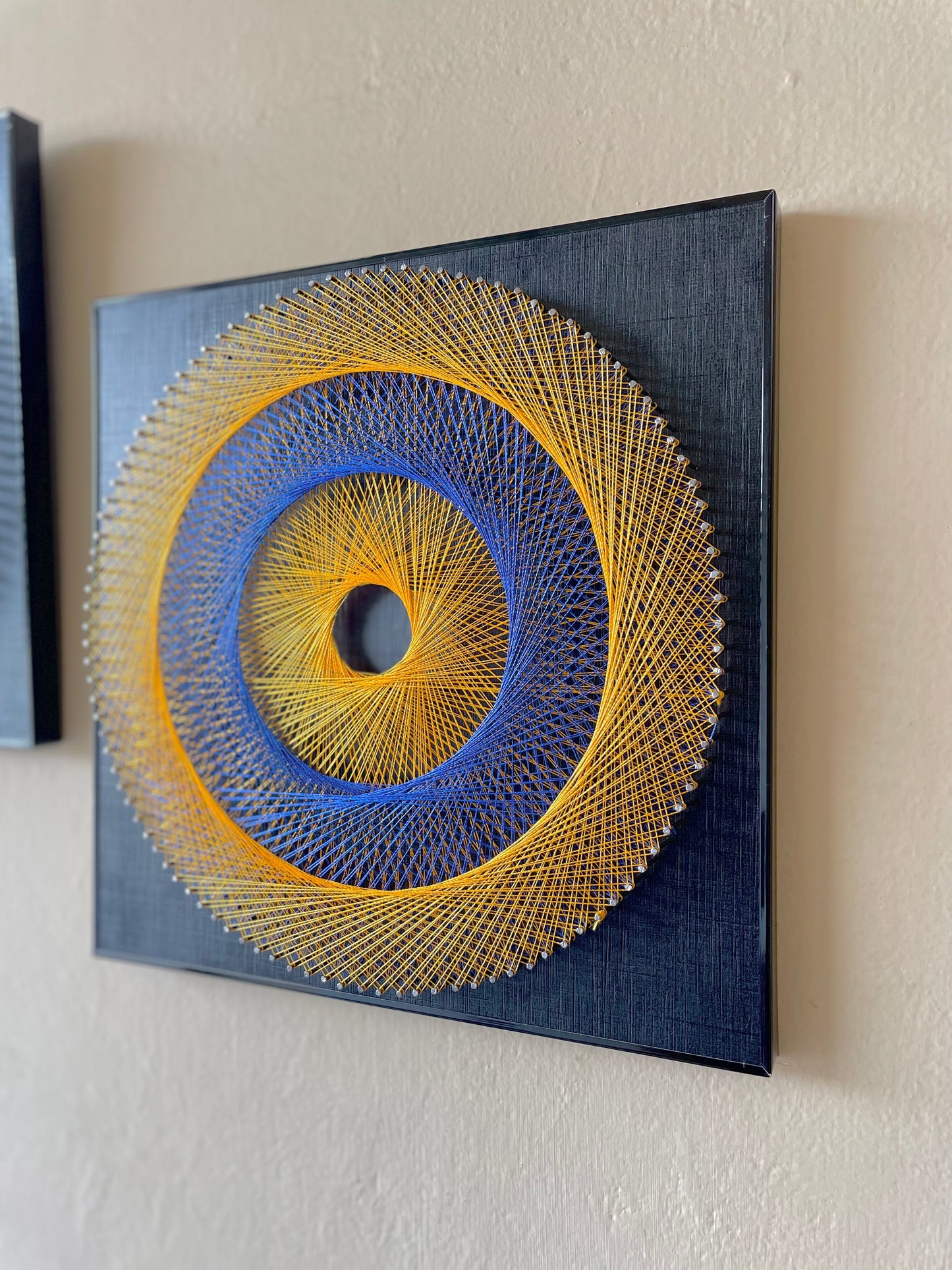 Tri-circle String Art Pair