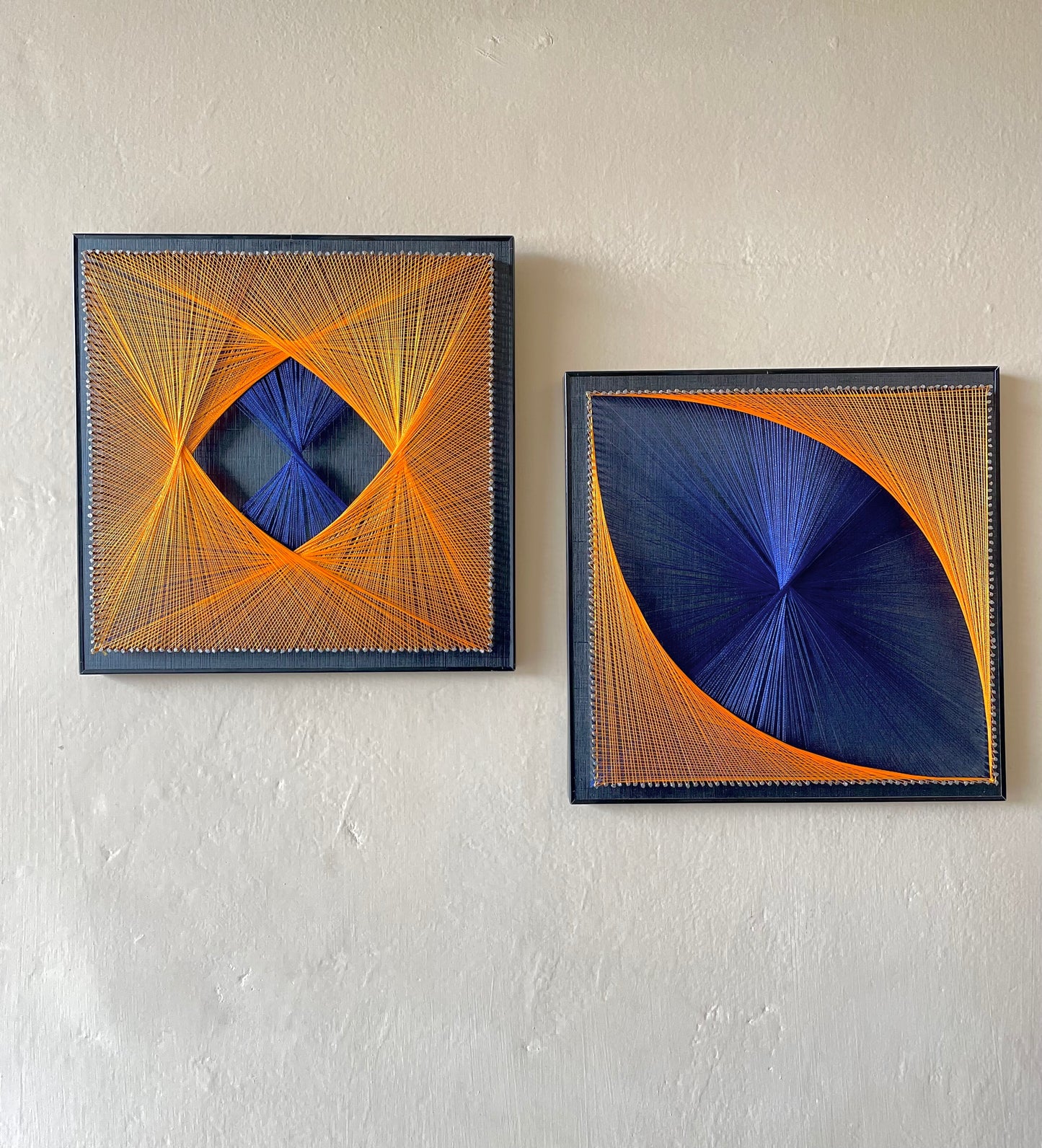 Leafy String Art Pair
