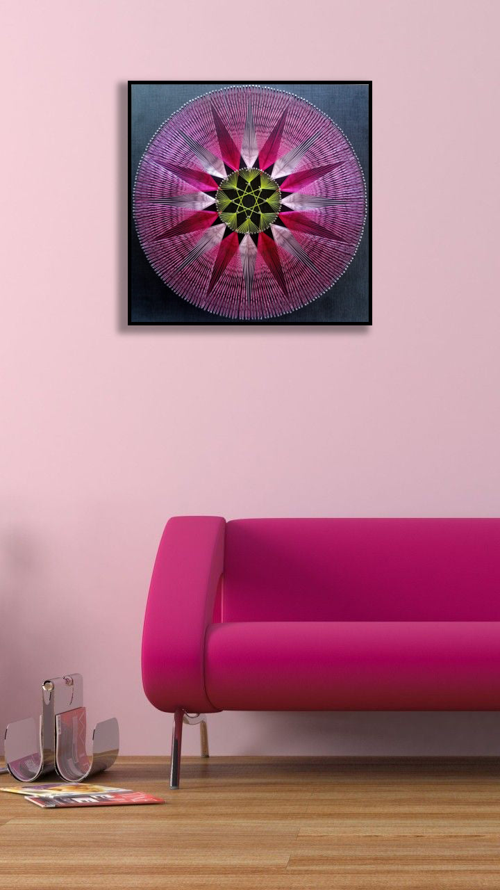 Spider String Art