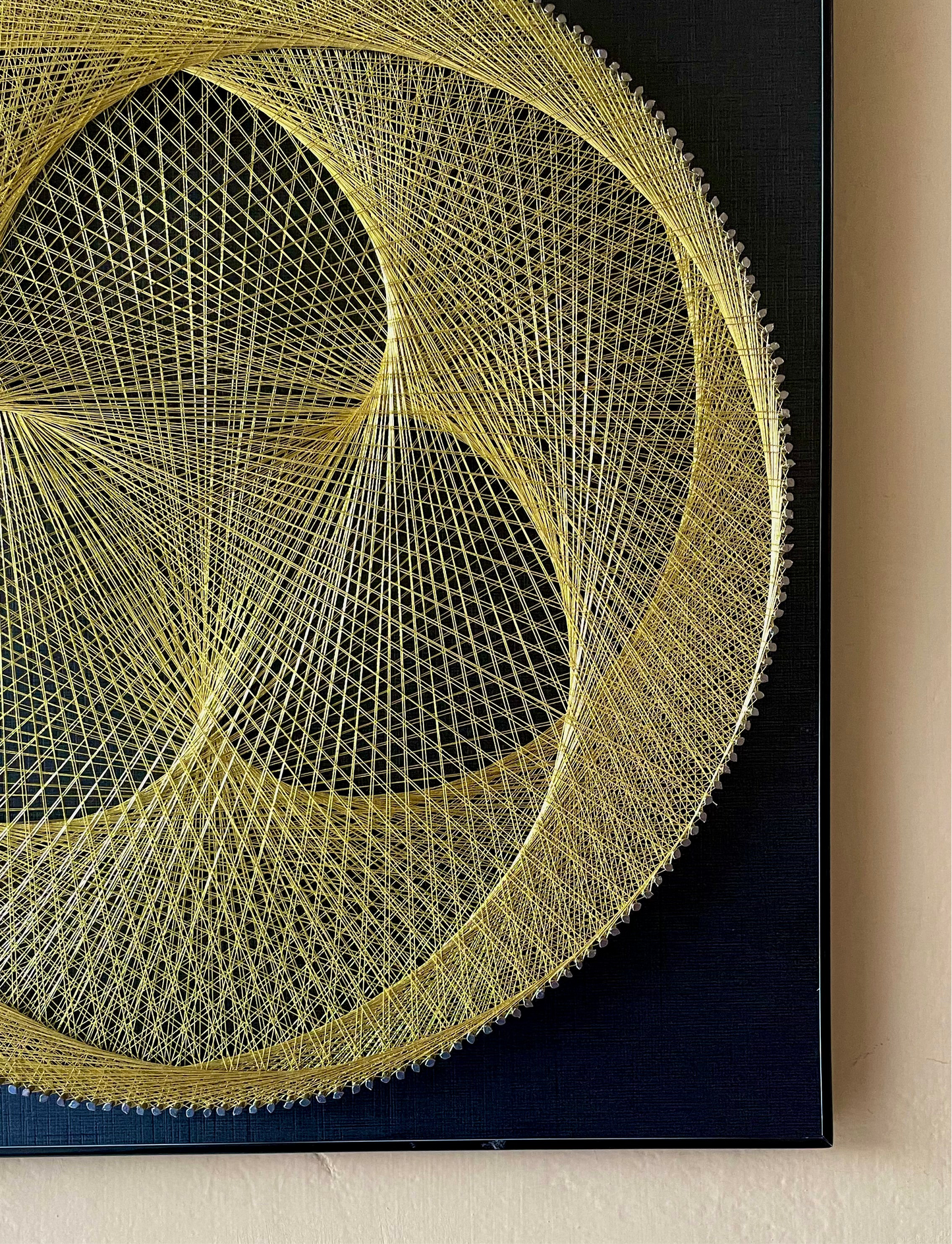 3-Petal Flower Design String Art