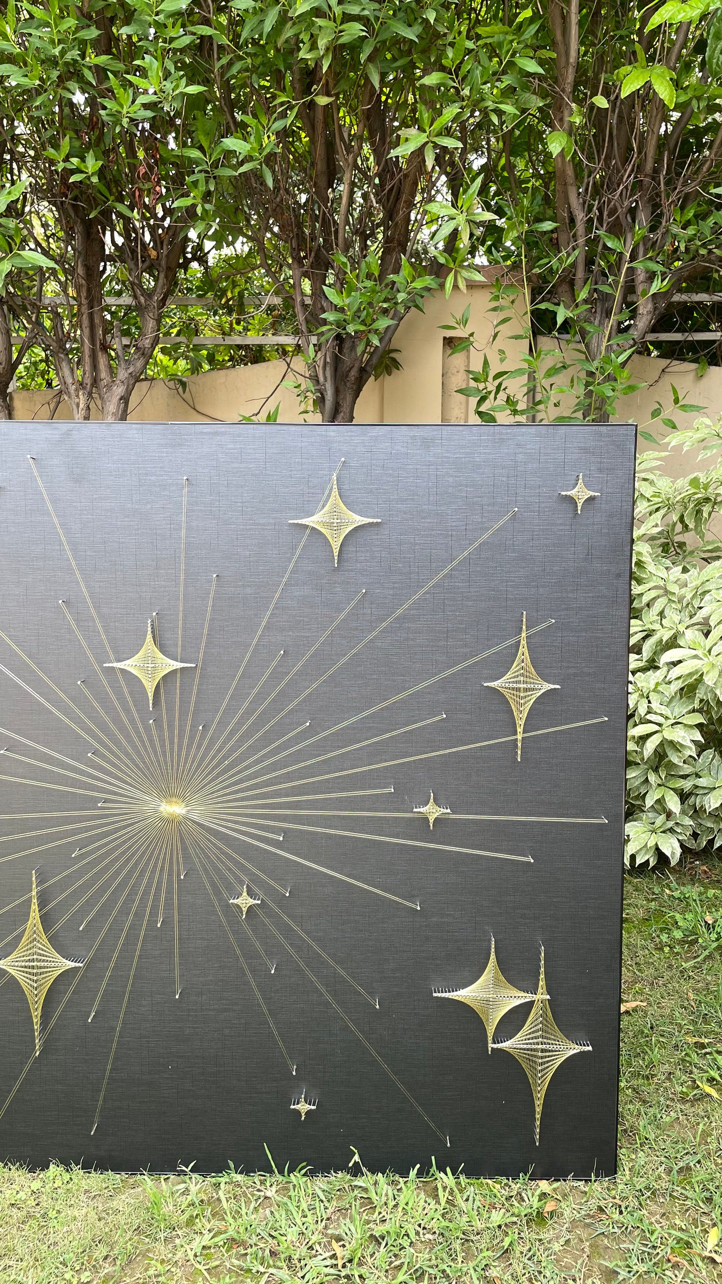 Star & Rays Design String Art
