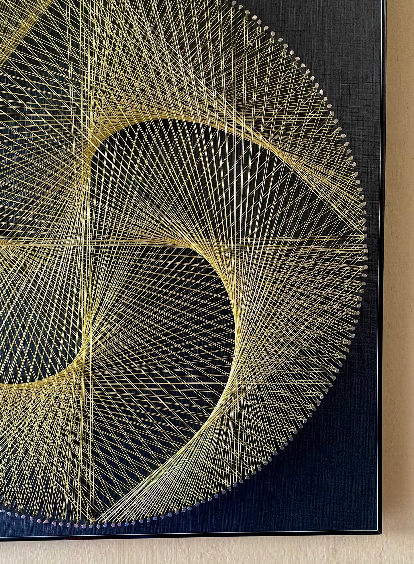 4-Petal Flower Design String Art