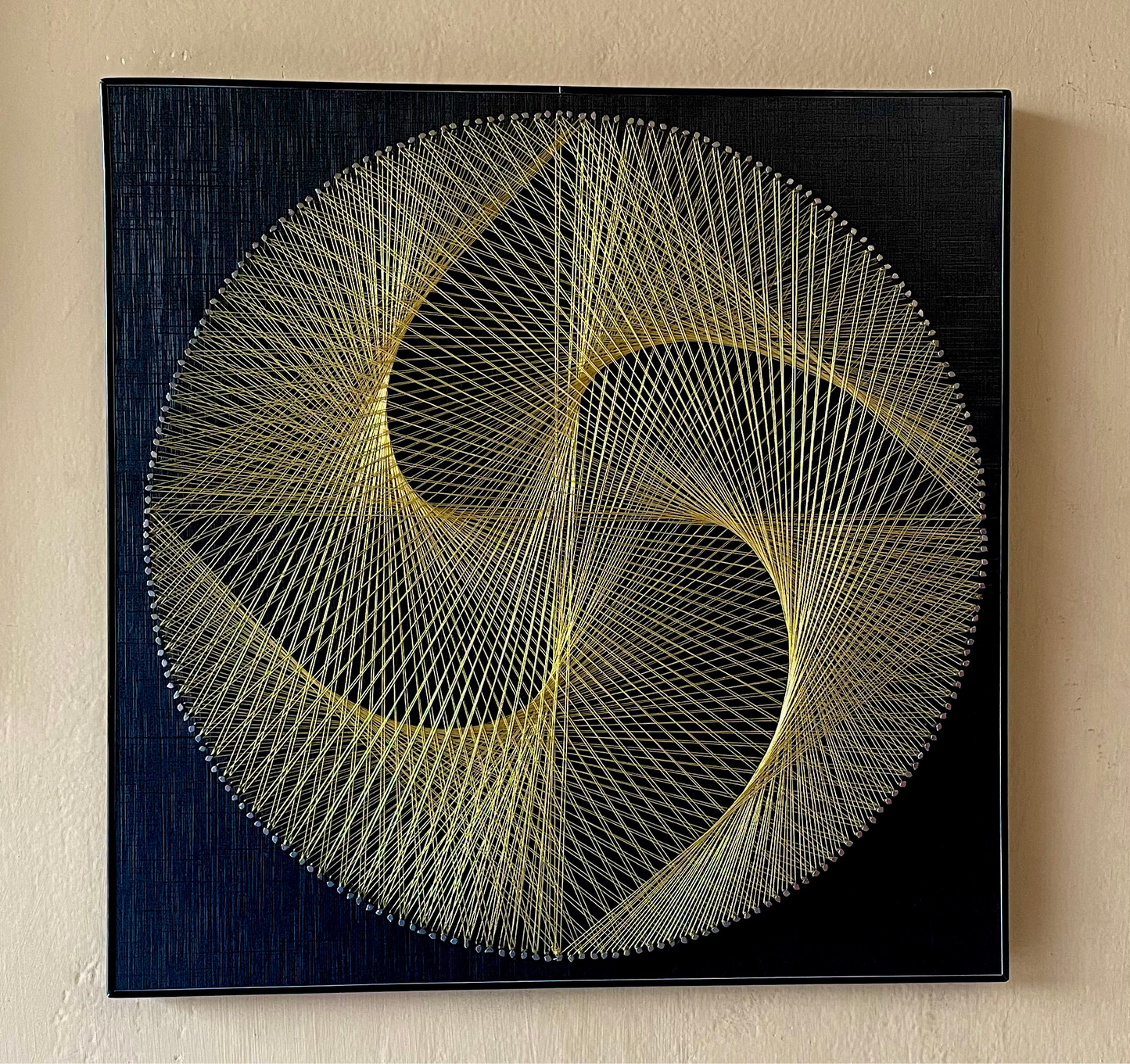 4-Petal Flower Design String Art