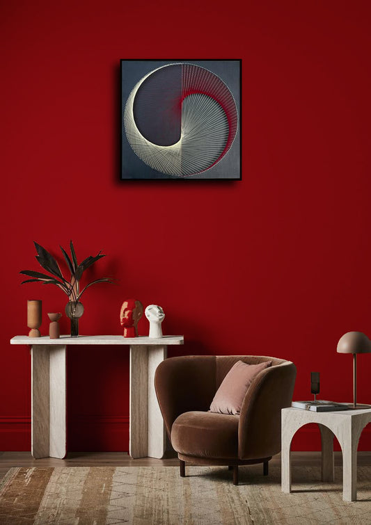 S-Shaped String art