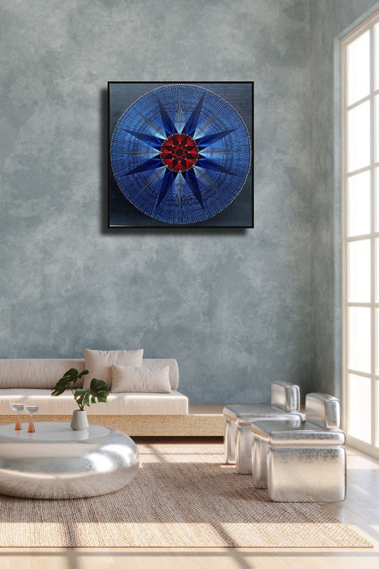 Spider String Art