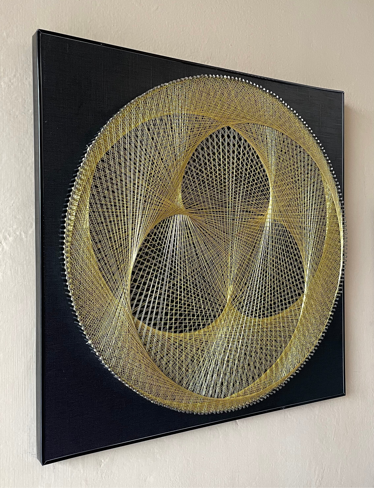3-Petal Flower Design String Art