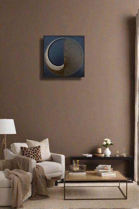 Half moon string art