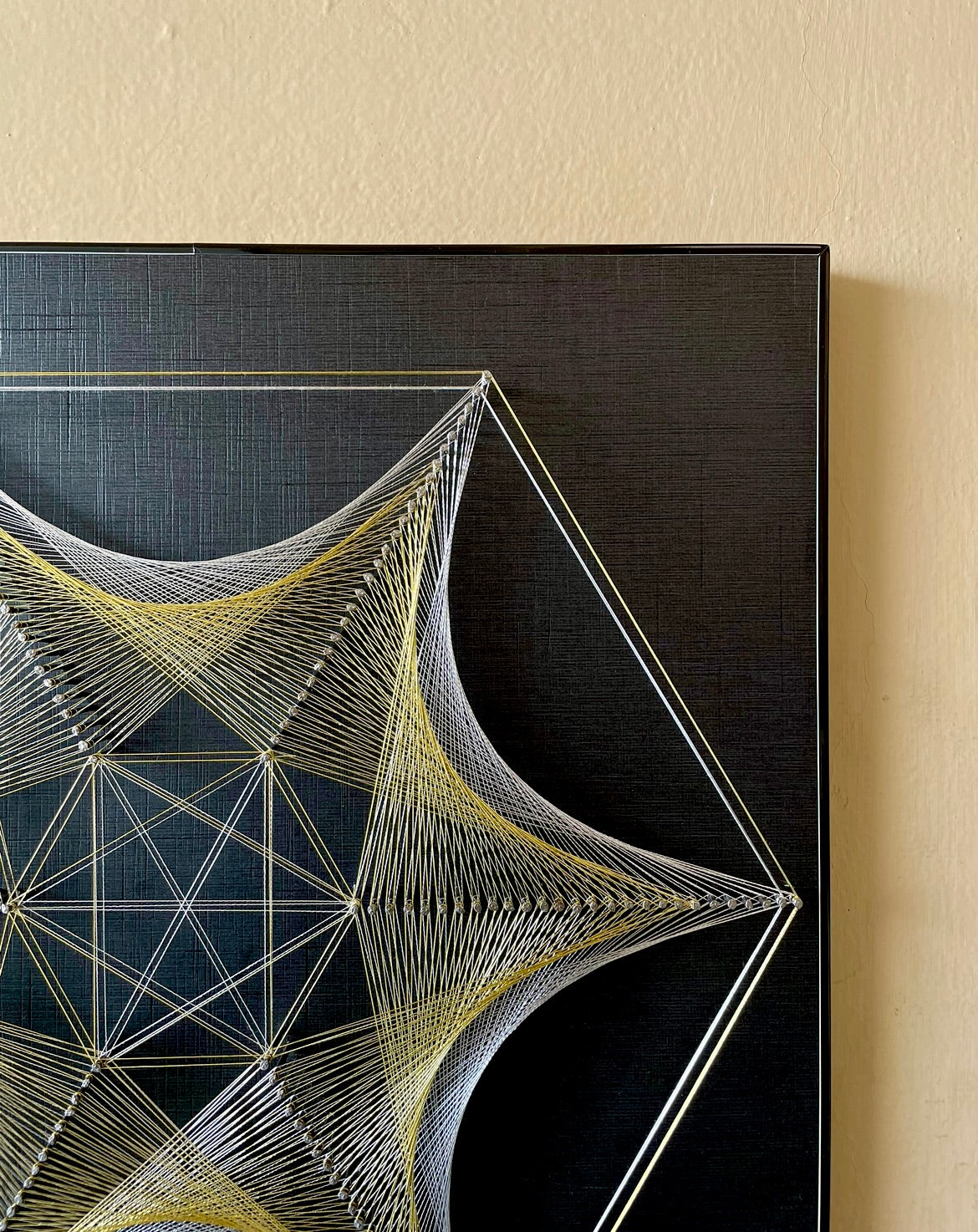 Tri-Spider String Art pair