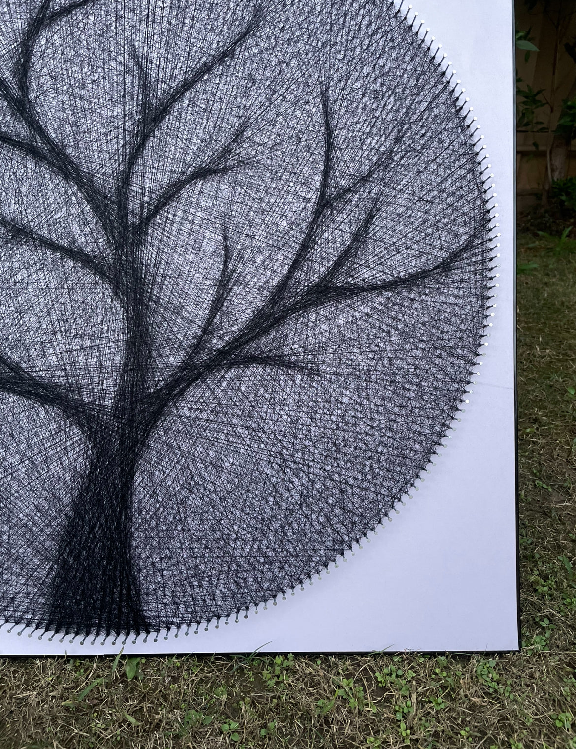 A Single String Art Tree 32x32