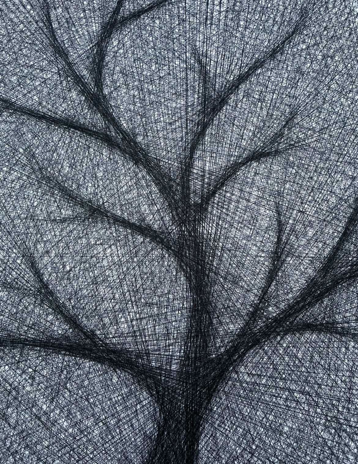 A Single String Art Tree 32x32