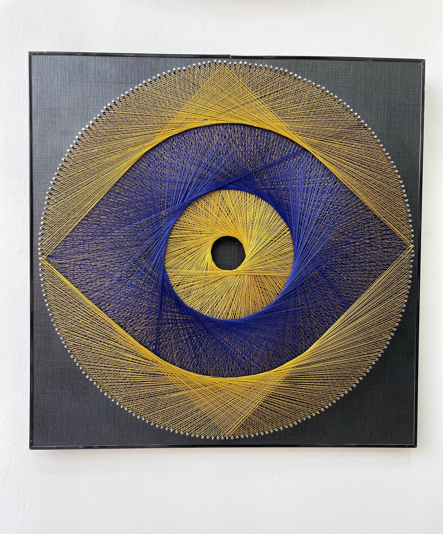 Eye-shaped String Art
