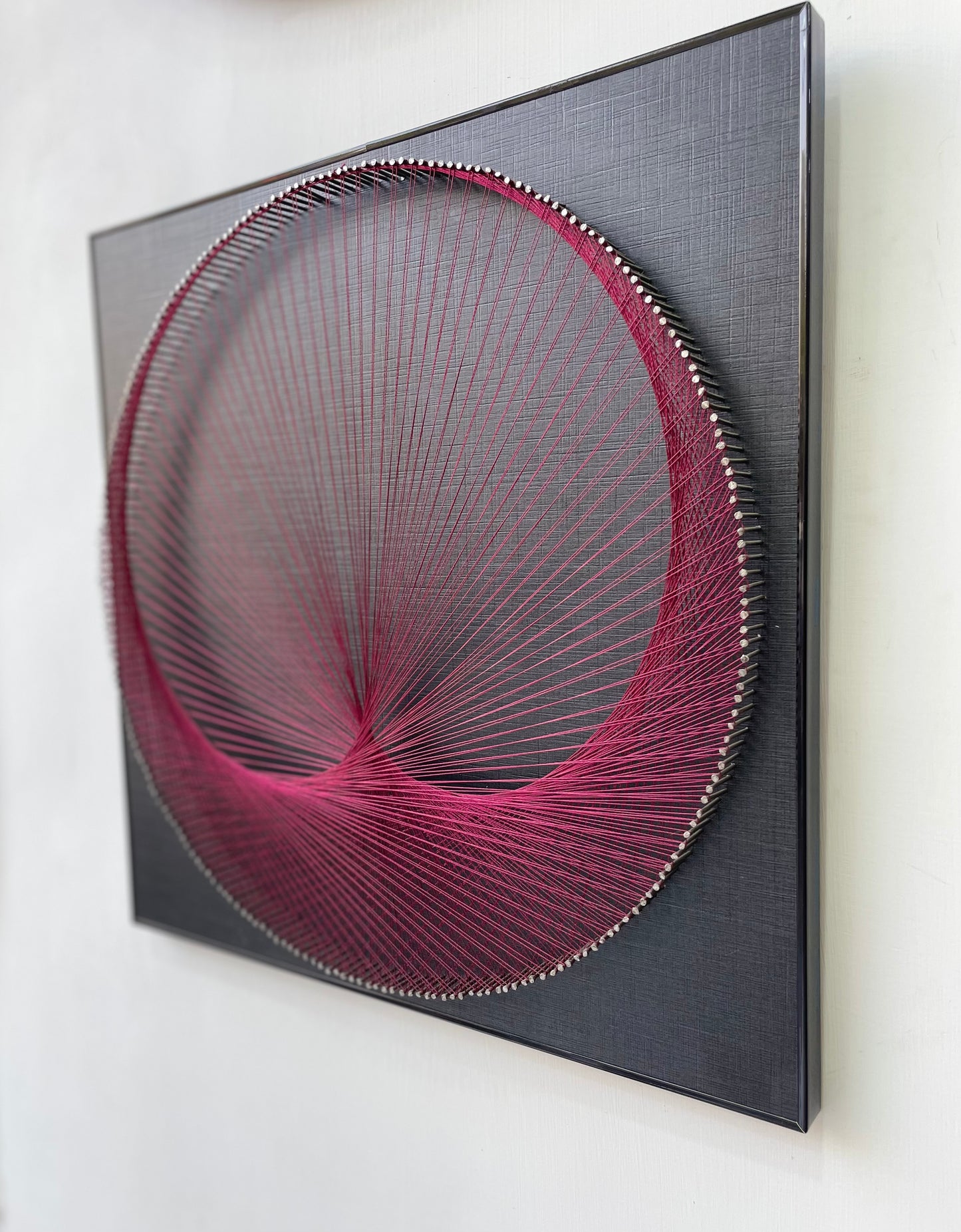 Heart-shaped String Art