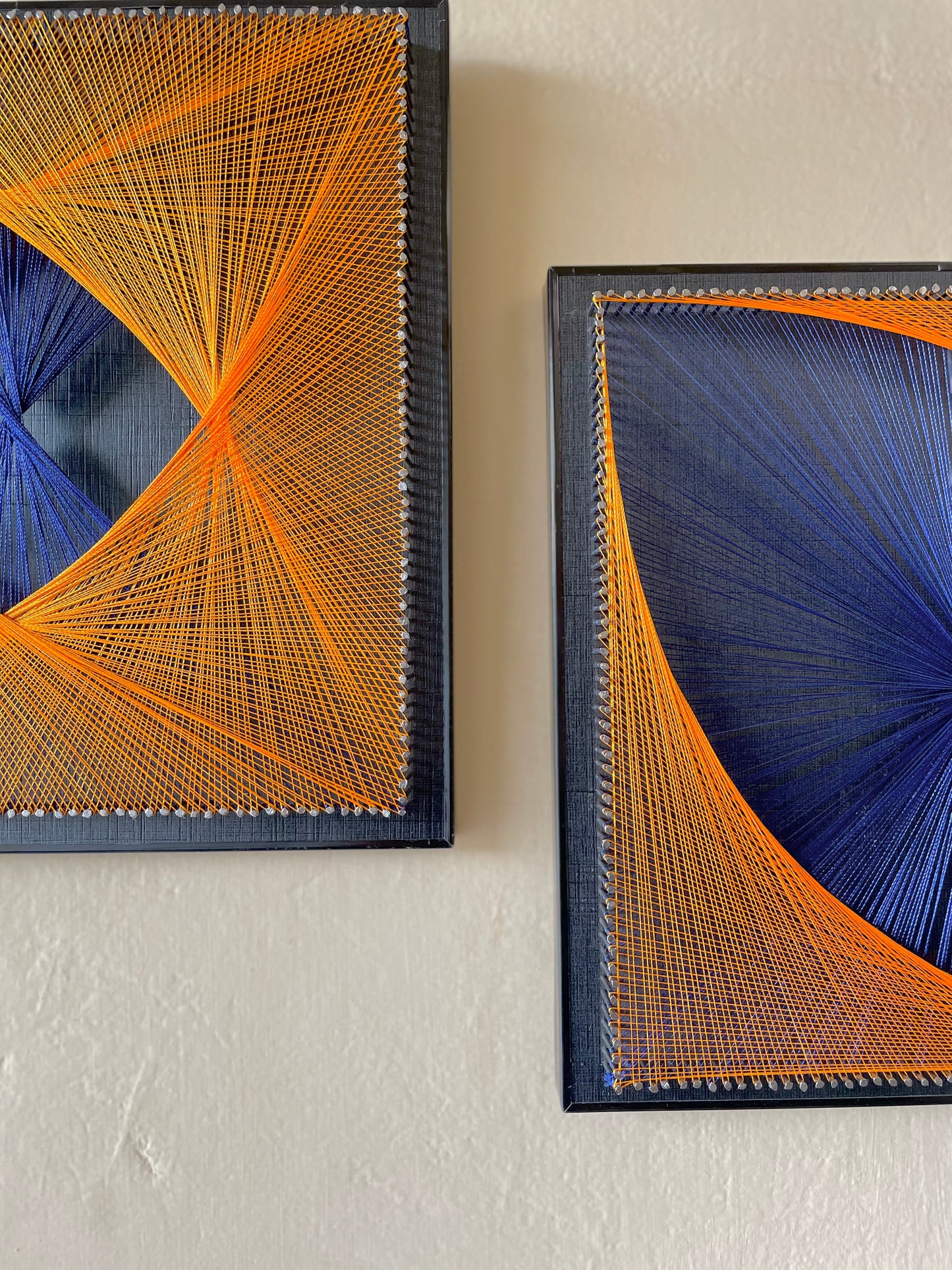 Leafy String Art Pair