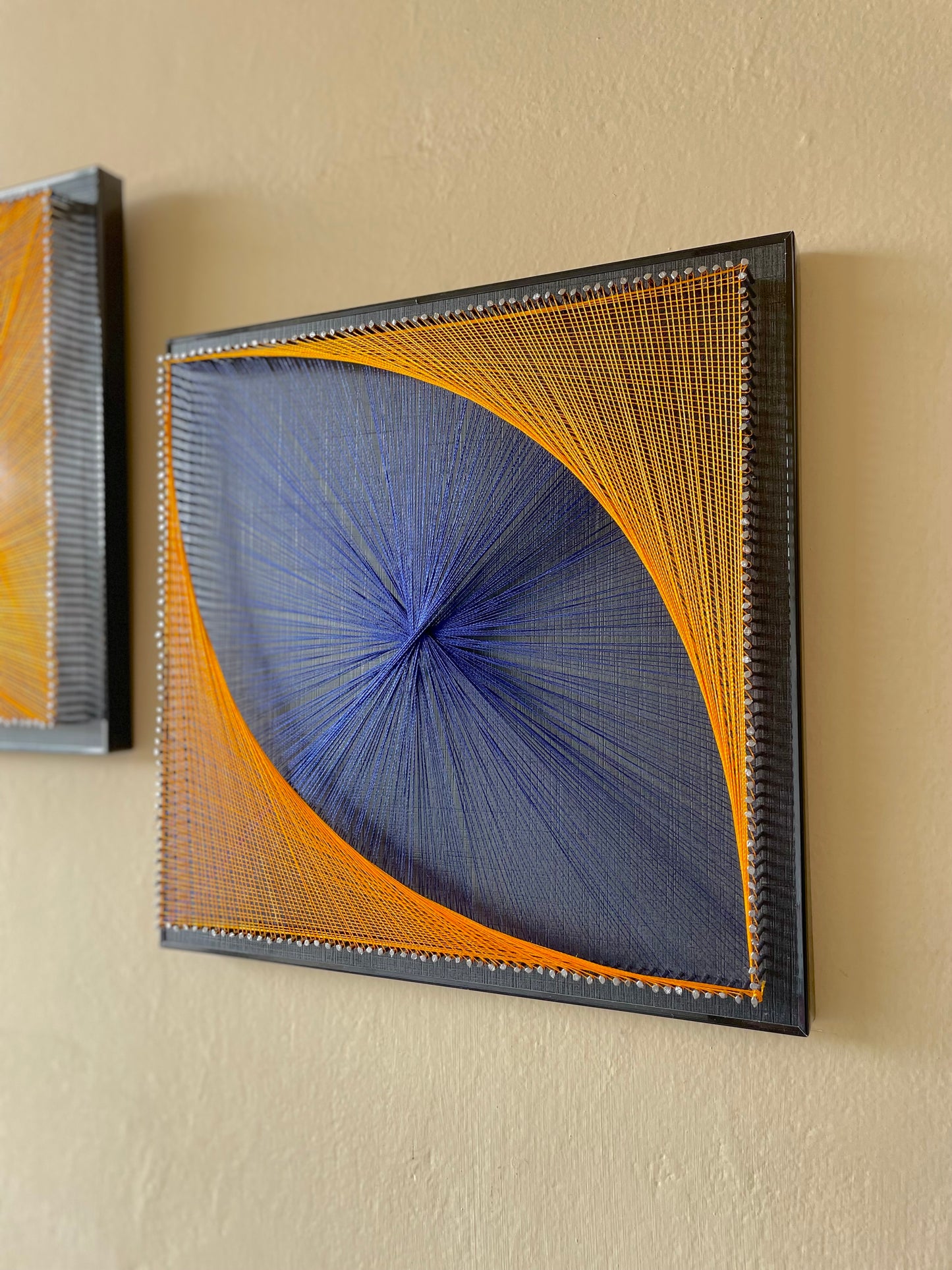 Leafy String Art Pair