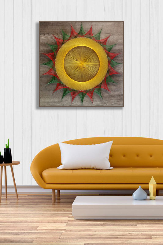 Sun-rays String Art