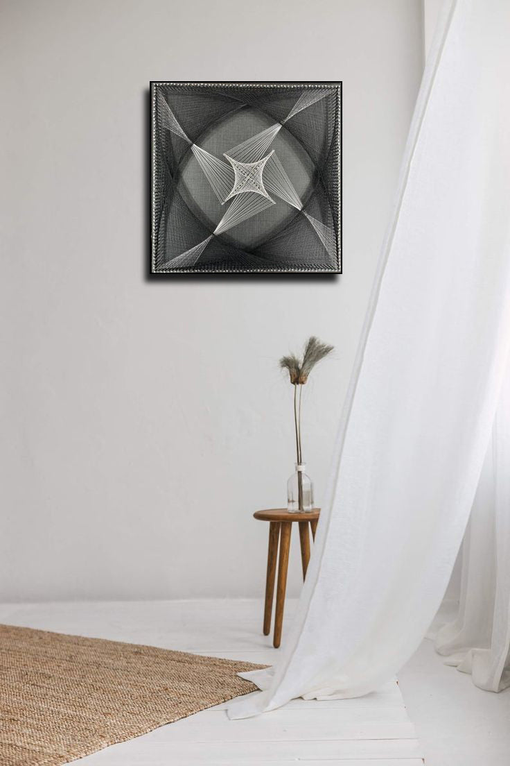 String Art Black n White
