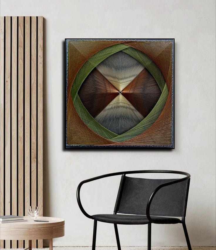 Covered Square String Art
